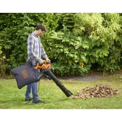 Soffiatore aspiratore trituratore elettrico Black+Decker BEBLV260-Q 2600 W