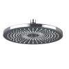 Soffione doccia Vortex 1 getto cromo/nero