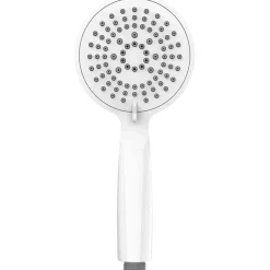 Soffione doccia Wenko Young 5 tipi di getto in ABS bianco
