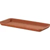 Sottocassetta rettangolare Omnia 65x30x4 cm in plastica terracotta