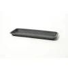 Sottocassetta rettangolare Omnia in plastica 37x19x3,3 cm Grigio Fumo Light