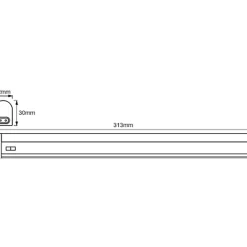 Sottopensile LED Ledvance Switch Batten 4 W 4000 K 30 cm