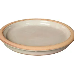 Sottovaso in terracotta smaltata Romance Deroma Ø 31 cm