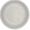 Sottovaso rotondo in plastica Ø 24 cm ghiaccio