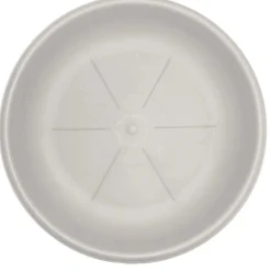 Sottovaso rotondo in plastica Ø 24 cm ghiaccio