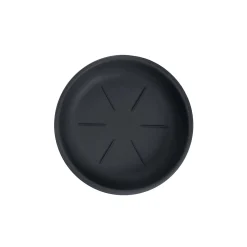 Sottovaso rotondo in plastica Ø 24 cm grafite