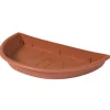 Sottovaso Semicerchio Omnia 34 cm in plastica