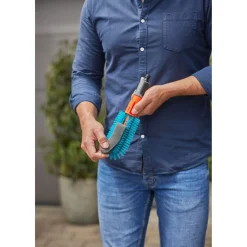 Spazzola per bicicletta Gardena Cleansystem blu