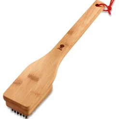 Spazzola per grill Weber manico in legno di bambù 30 cm