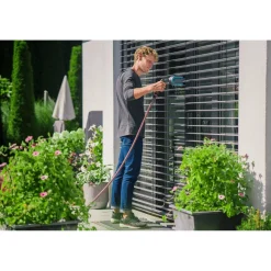 Spazzola per veneziane Gardena Cleansystem con presa acqua grigio-turchese