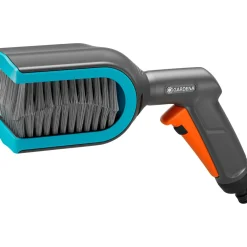 Spazzola per veneziane Gardena Cleansystem con presa acqua grigio-turchese