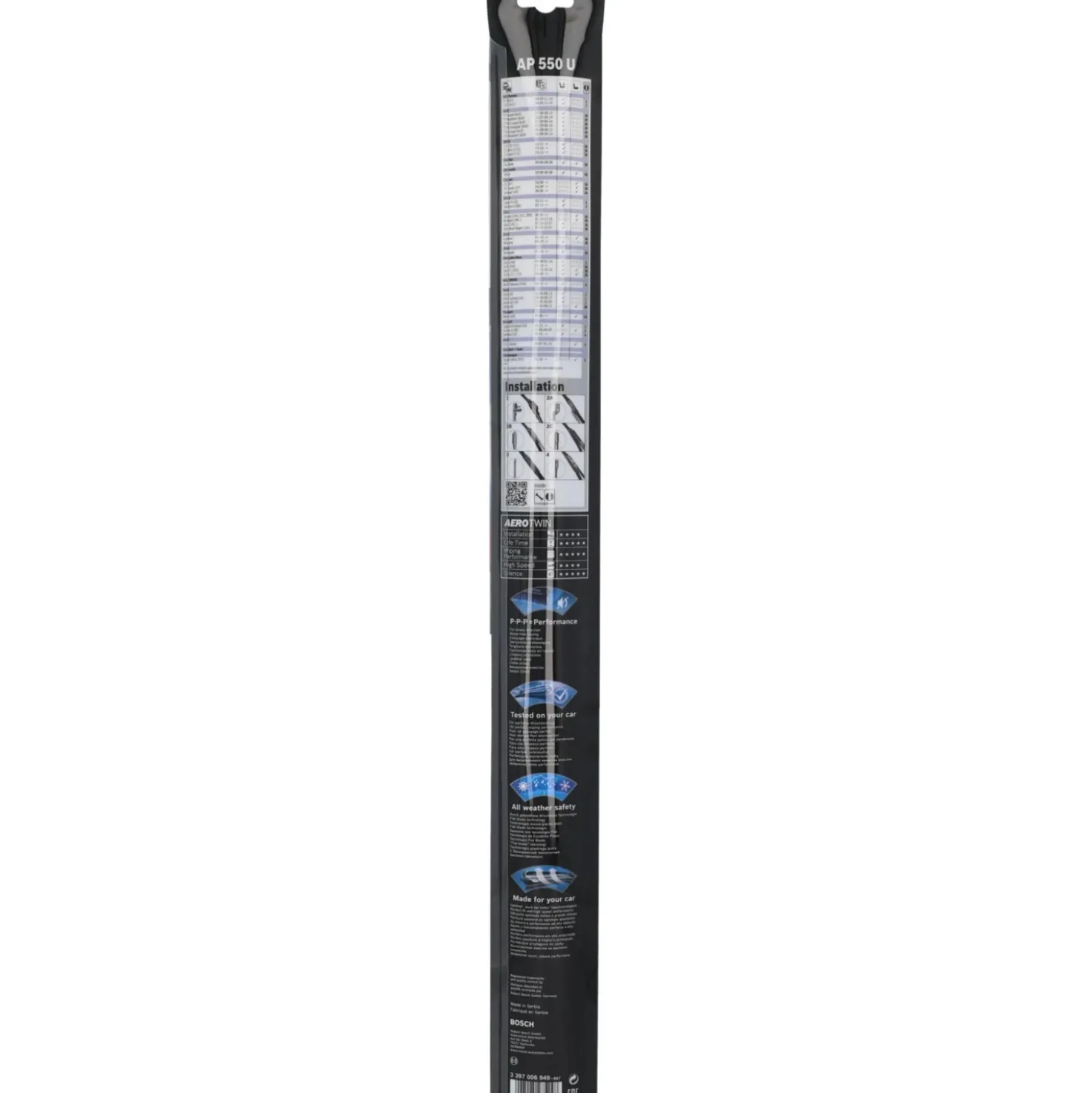 Spazzola tergicristallo Bosch Aerotwin AP 550 U
