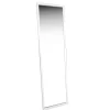 Specchiera box da parete con cornice finitura bianca 30x120 cm