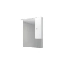 Specchiera con pensile e illuminazione Led 75 cm