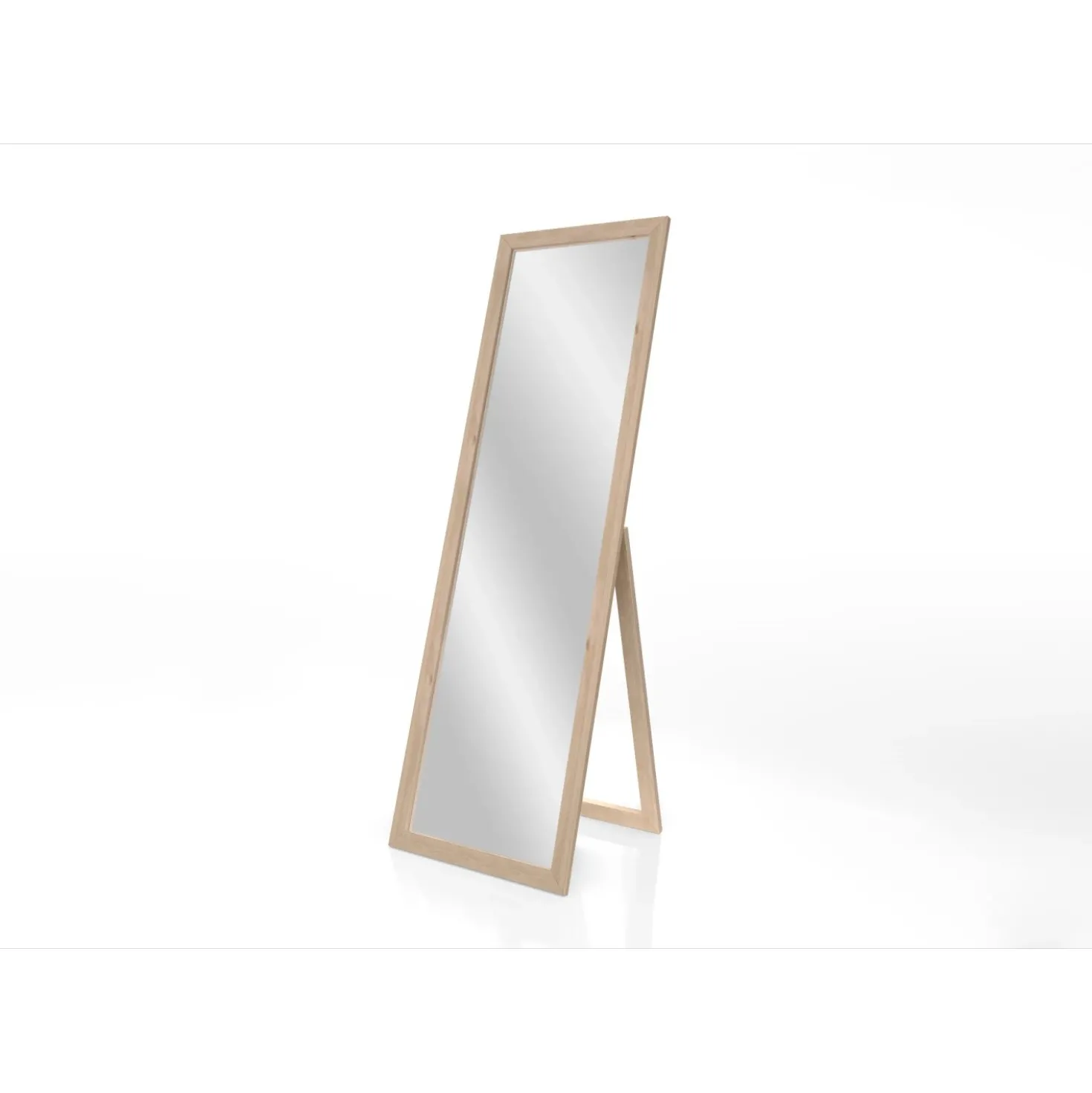Specchiera da terra Sicilia rovere 40x140 cm