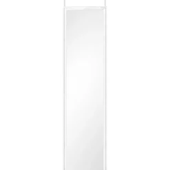 Specchio Bea da appendere bianco con Cornice e ganci inclusi