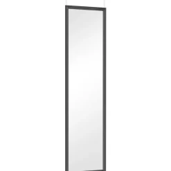 Specchio Bea da appendere nero con Cornice e ganci inclusi