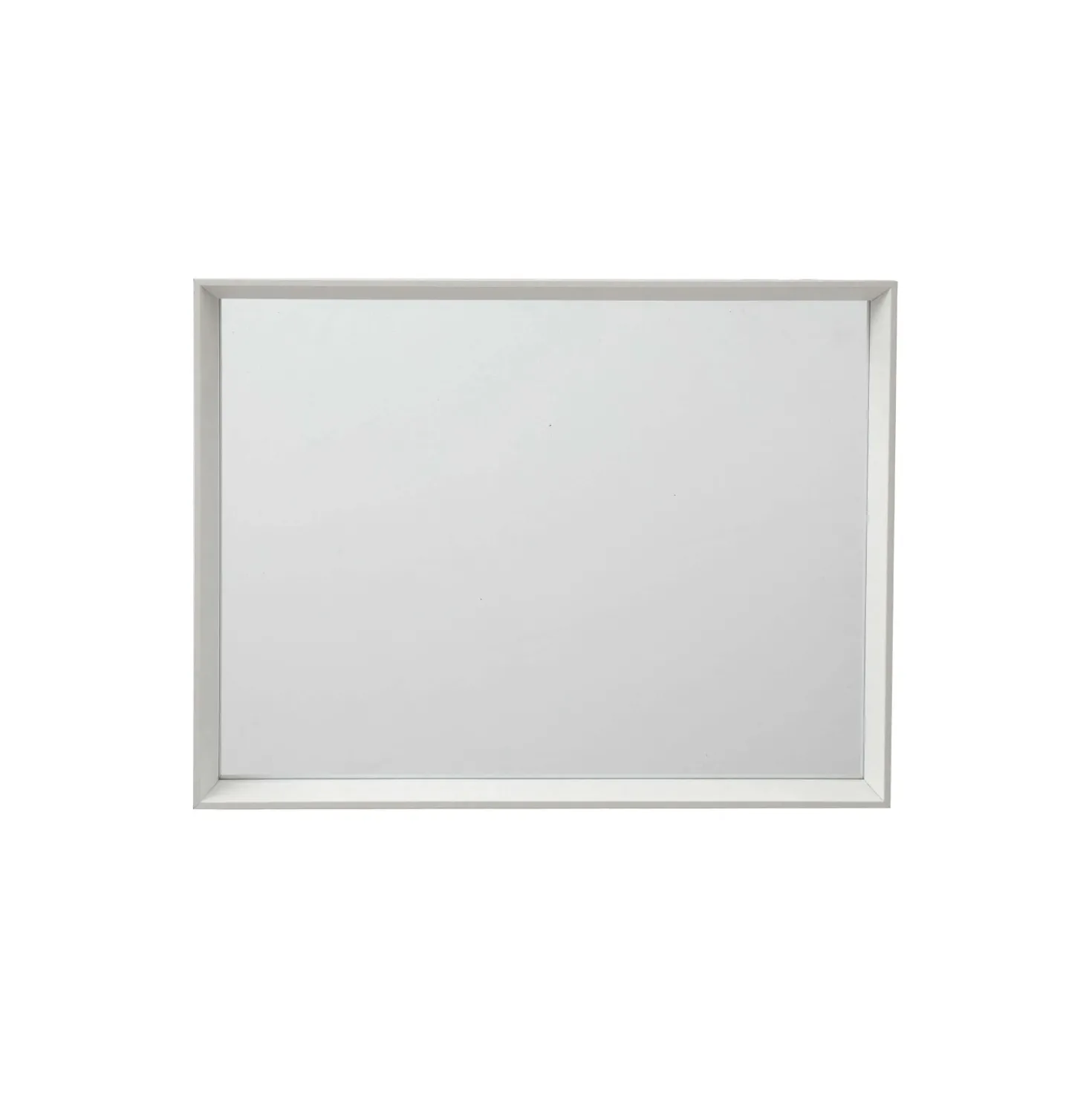 Specchio con cornice moderna 30x40x3 cm bianco