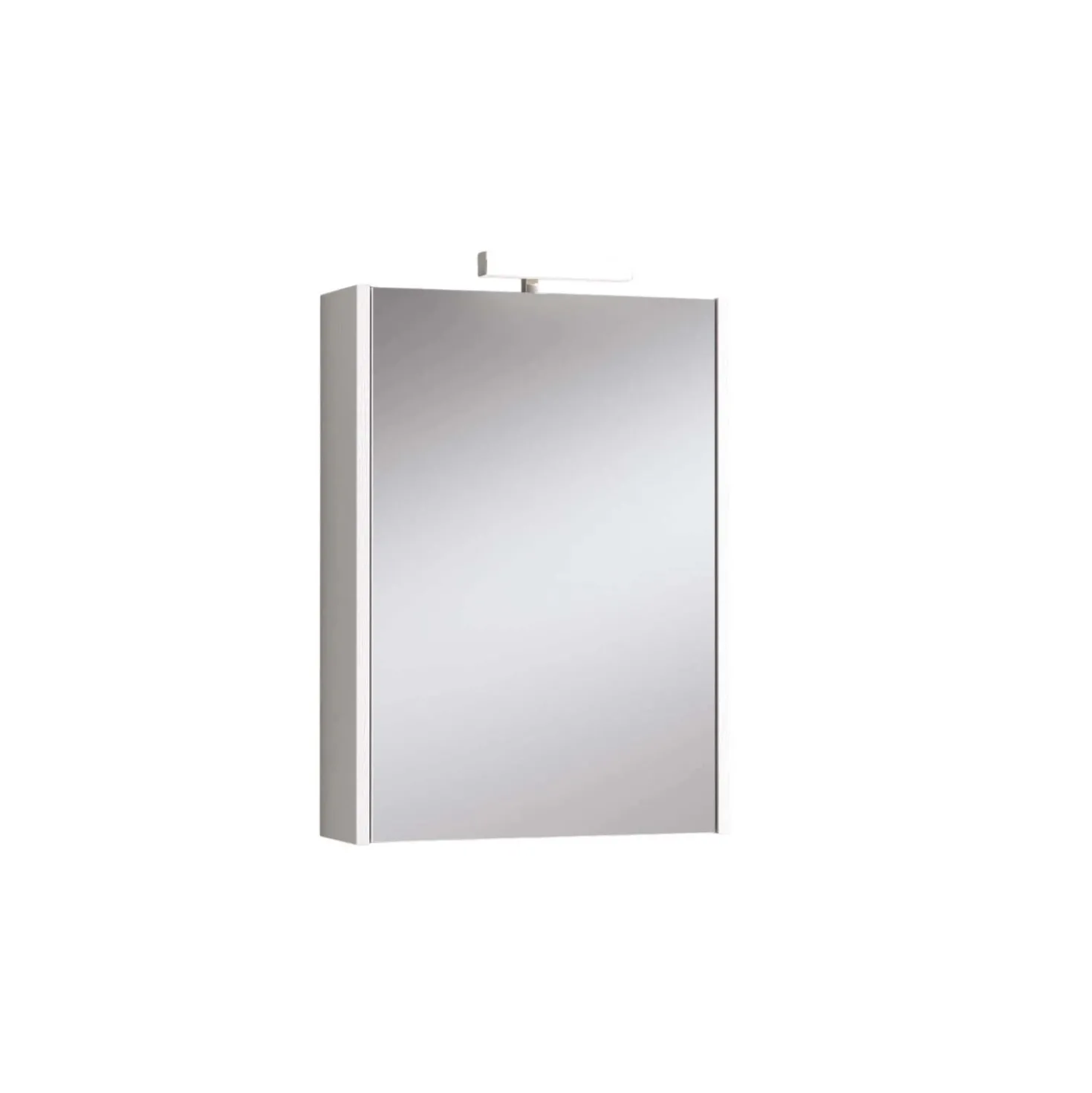 Specchio contenitore con lampada col. bianco 51,5x70x15,5 cm