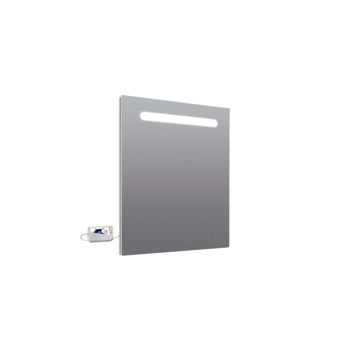 Specchio da bagno Lina LED 60x80 cm