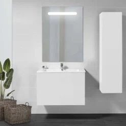 Specchio da bagno Lina LED 60x80 cm