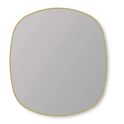 Specchio da bagno Nora Gold LED 70x78 cm