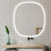 Specchio da bagno Nora LED 70x78 cm