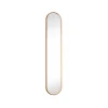 Specchio da parete Moni con cornice oro 20x101 cm