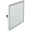 Specchio inclinabile Linea Paint in acciaio 55x60 cm bianco