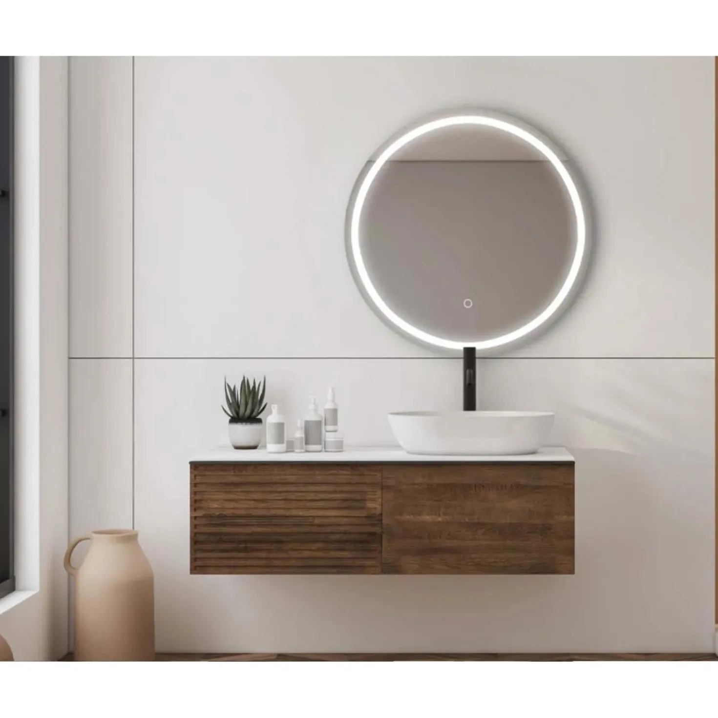 Specchio Led bagno Mia Round ø 60 cm