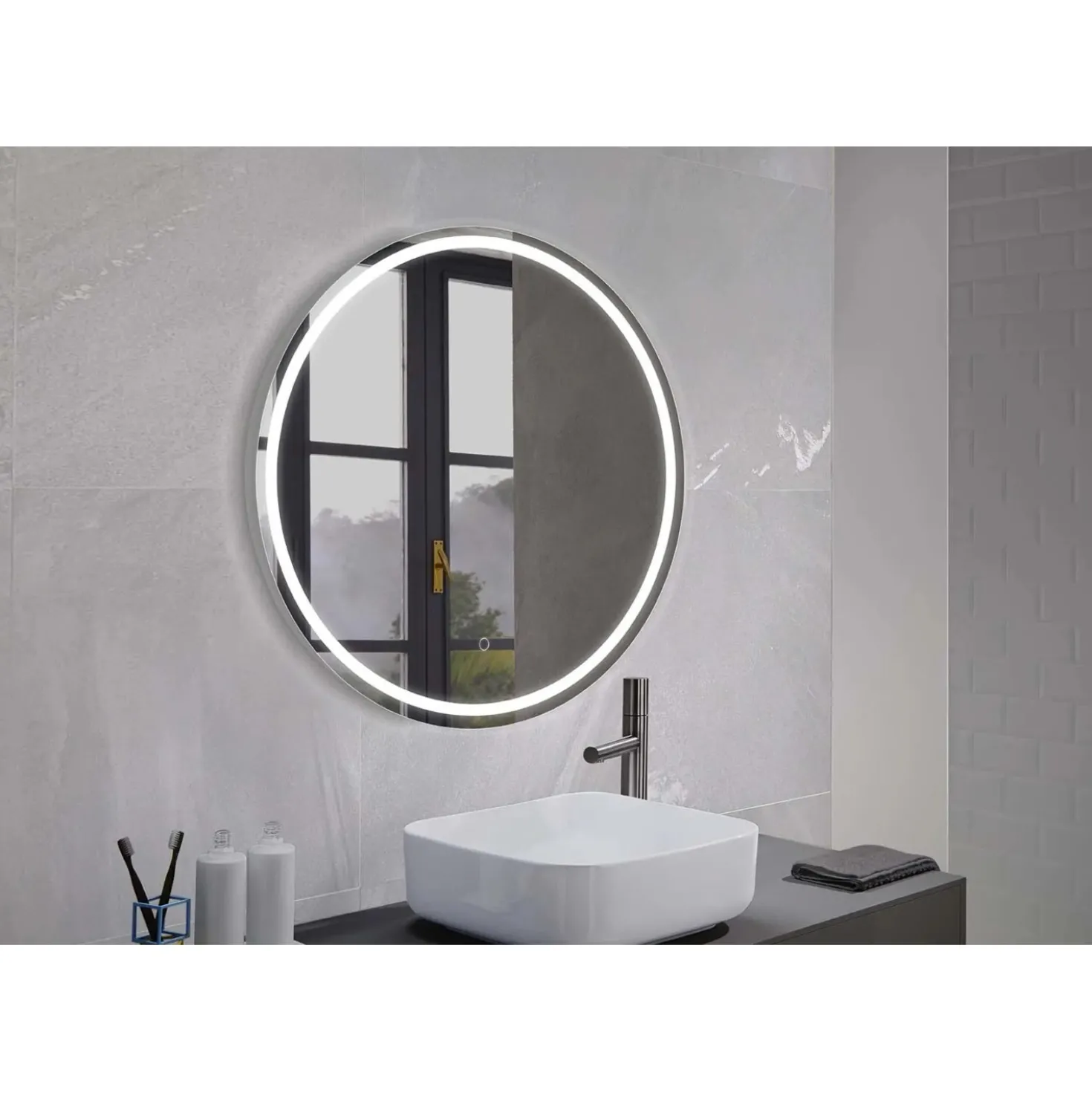Specchio Led bagno Mia Round ø 80 cm