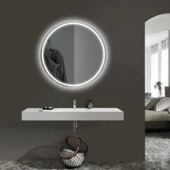 Specchio Led bagno Uma Round ø 75 cm