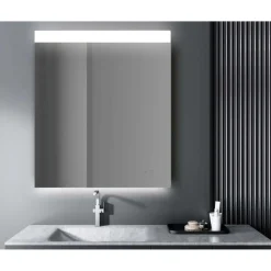 Specchio Led per Bagno Deva Plus 80x70 cm