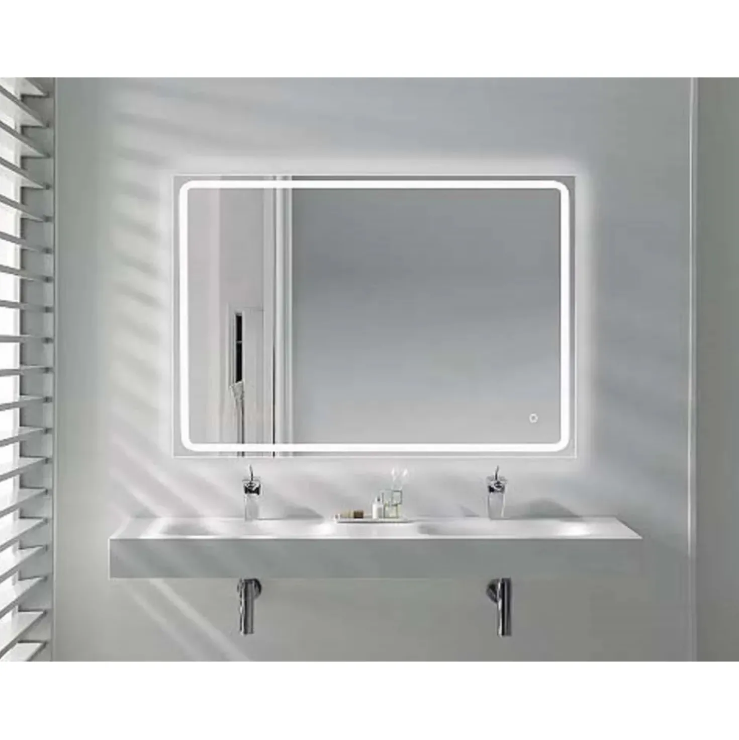Specchio LED per bagno Mia 100x80 cm