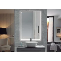 Specchio LED per bagno Mia 100x80 cm