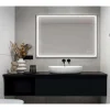 Specchio Led per Bagno Mia Dimmerabile 100x80 cm nero