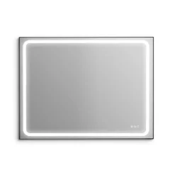Specchio Led per Bagno Mia Dimmerabile 100x80 cm nero