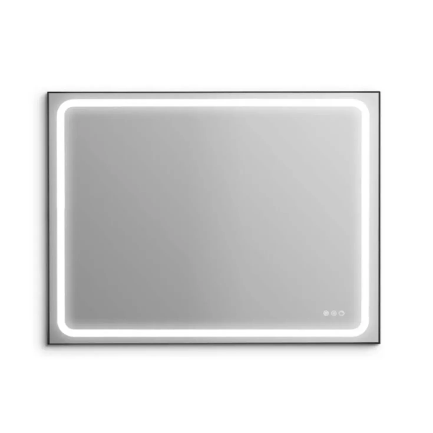 Specchio Led per Bagno Mia Dimmerabile 100x80 cm nero