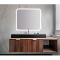 Specchio Led per Bagno Organic 80x70 cm