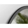 Specchio Led Sharon con profilo nero diametro 80 cm