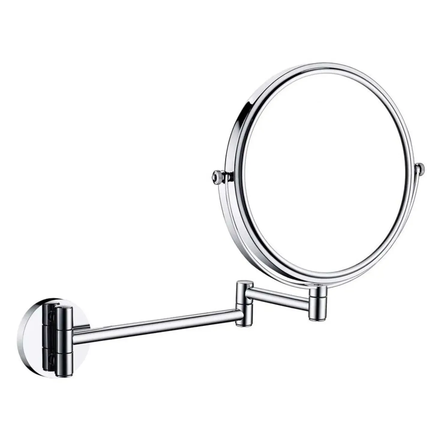 Specchio makeup con braccio di estensione 23,2x28,2 cm cromo