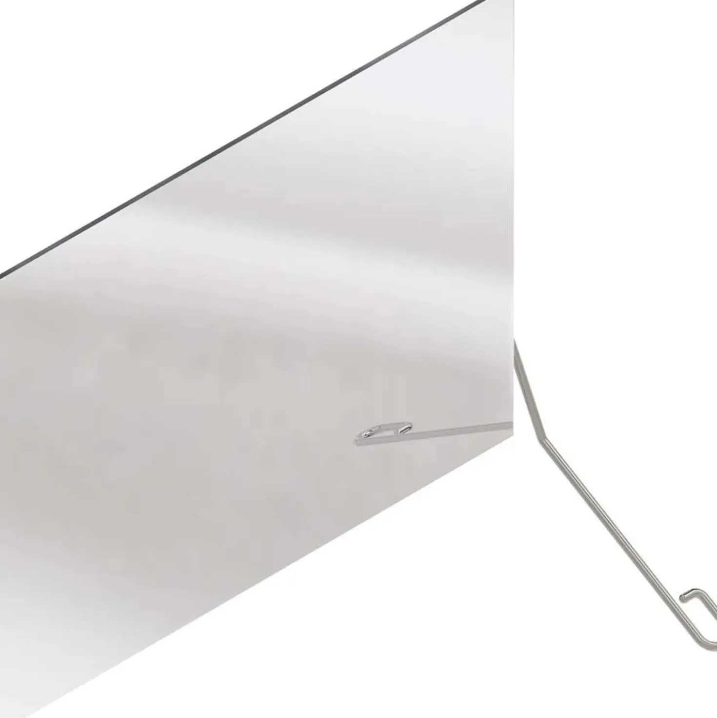 Specchio reclinabile 60x45 cm acciaio inox dx