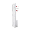 Spina 90° ultrapiatta 10A 2P+T bianco