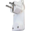 Spina spaziozero 16 A 2P+T standard franco/tedesco bianco
