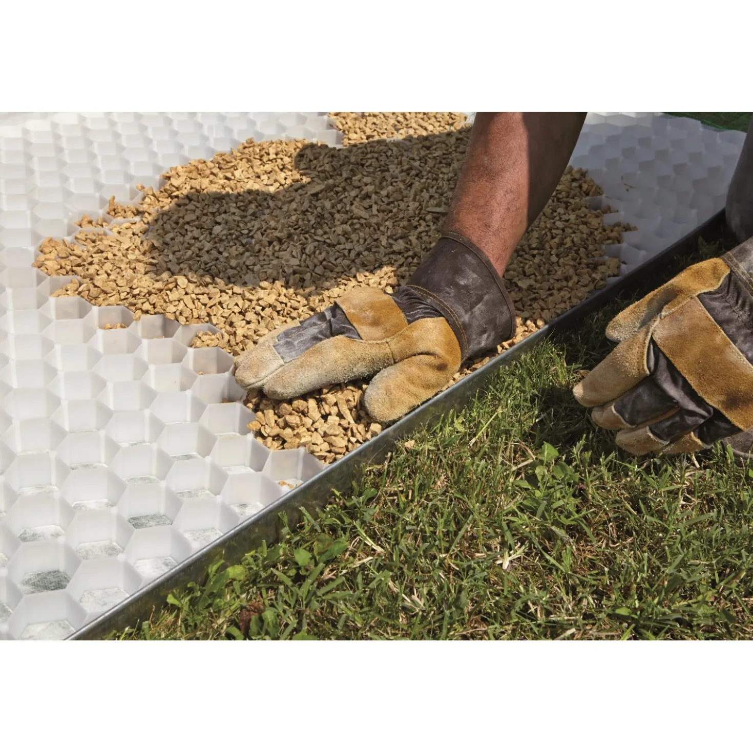 Stabilizzante per granulati e ciottoli Gravelfix Smart 40x80x3,2 cm