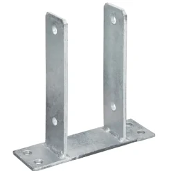 Staffa ad U per palo FVZ da avvitare 200x91x60 mm