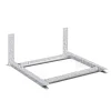 Staffa di sostegno nascosta 4 fori Stoccarda 15x36x30,5 cm