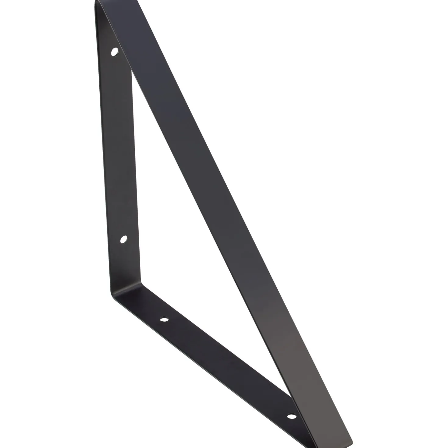Staffa per mensola in metallo 27,2x27,2 cm nera