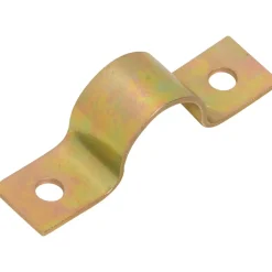 Staffa per tubo acciaio zincato 19x15 mm giallo