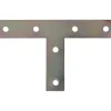 Staffa piatta a T acciaio zincato 120x54x19 mm
